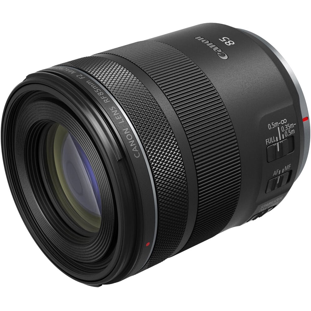 Canon camera lens on a white background