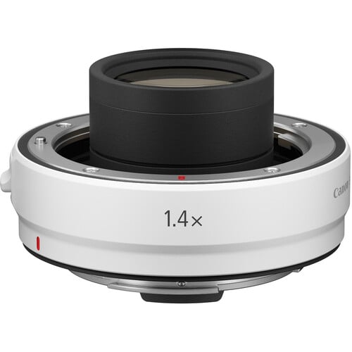 Canon RF 1.4x Extender – compact teleconverter that multiplies focal length by 1.4x, ideal for extending reach without compromising image quality.