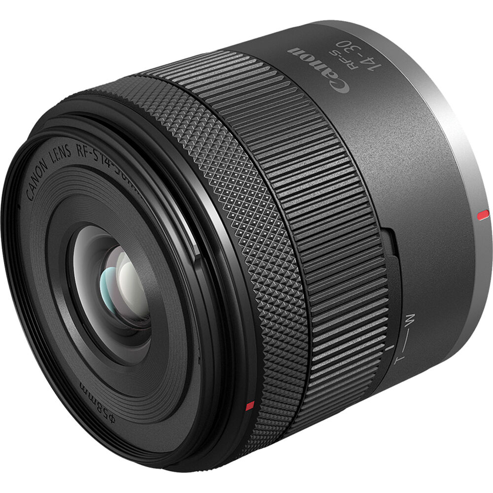 Canon RF-S 14-30mm f/4-6.3 IS STM PZ lens with internal power zoom