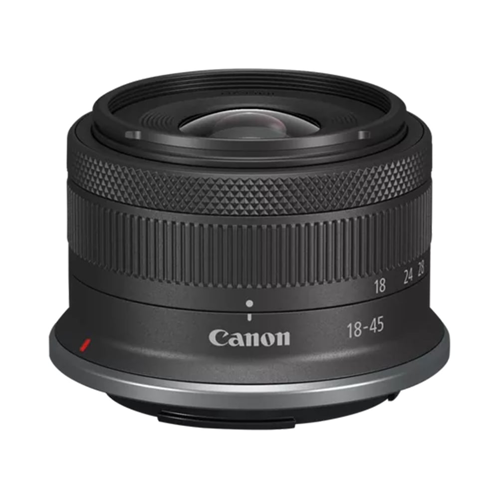 Canon RF-S 18-45mm f/4.5-6.3 IS STM. Lightweight everyday zoom lens for APS-C EOS R cameras, with Image Stabilizer and quiet STM autofocus.