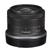 Canon RF-S 18-45mm f/4.5-6.3 IS STM. Lightweight everyday zoom lens for APS-C EOS R cameras, with Image Stabilizer and quiet STM autofocus.