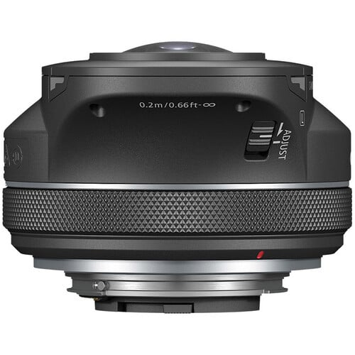 Canon RF-S 3.9mm f/3.5 STM Dual Fisheye lens with 144° viewing angle