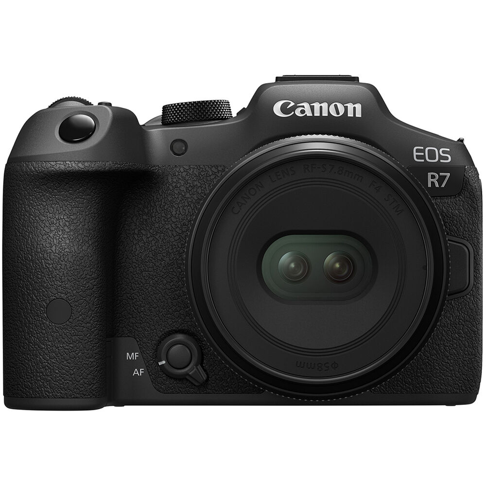 Canon RF-S 7.8mm f/4 STM DUAL lens for APS-C EOS R cameras