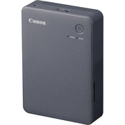 Canon Selphy Square QX20: Portable dye sublimation photo printer with 287x287 dpi resolution, supports square (72x85mm) and card-size (54x85mm) sticker paper, prints fade-resistant photos lasting up to 100 years, built-in lithium battery with approx. 40-sec print speed, Wi-Fi connectivity, USB-C charging, controlled via SELPHY Photo Layout app.