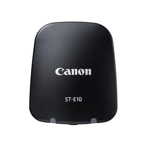 Canon ST-E10 flash sync cable on a white background