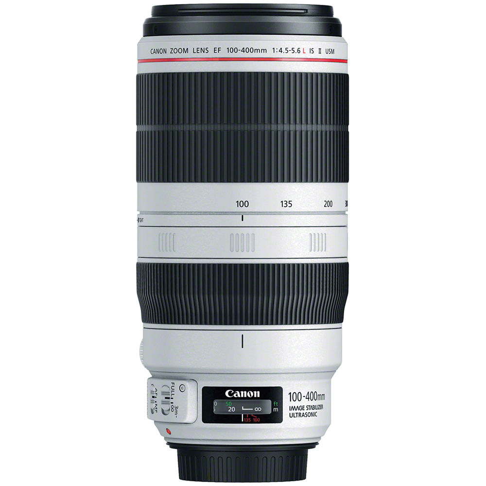 Canon camera lens on a white background