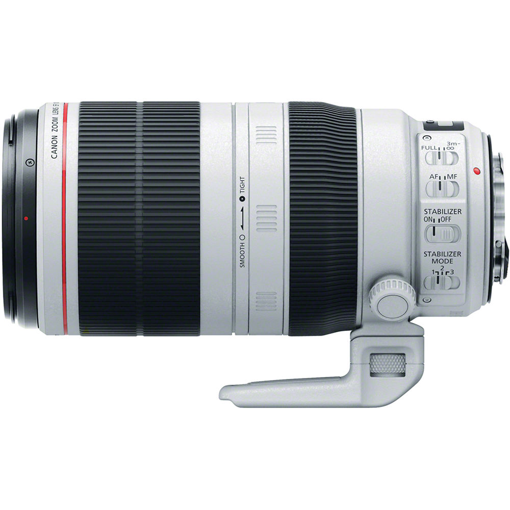 Canon camera lens on a white background