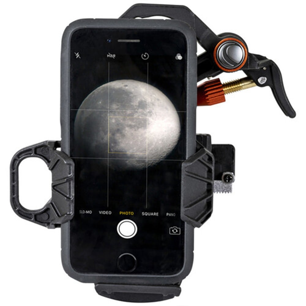 Celestron NexYZ DX 3-axis smartphone adapter kit with Bluetooth remote for telescopes, binoculars, and microscopes