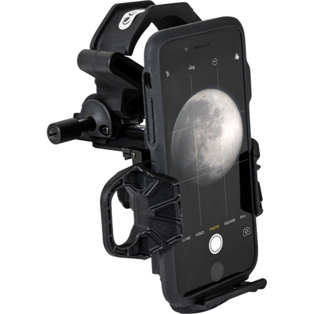 Celestron NexYZ DX 3-axis smartphone adapter kit with Bluetooth remote for telescopes, binoculars, and microscopes
