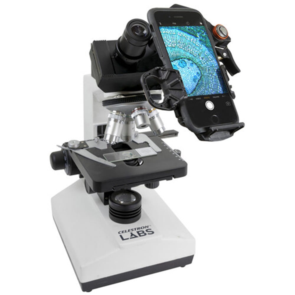 Celestron NexYZ DX 3-axis smartphone adapter kit with Bluetooth remote for telescopes, binoculars, and microscopes
