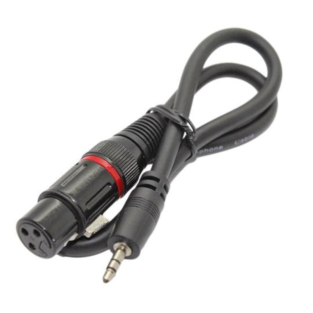 Use the Cyberdyne 3.5mm Stereo Male to XLR Cannon Female Cable (50cm in length) to connect with low signal to noise ratio. Shop online at Outdoorphoto