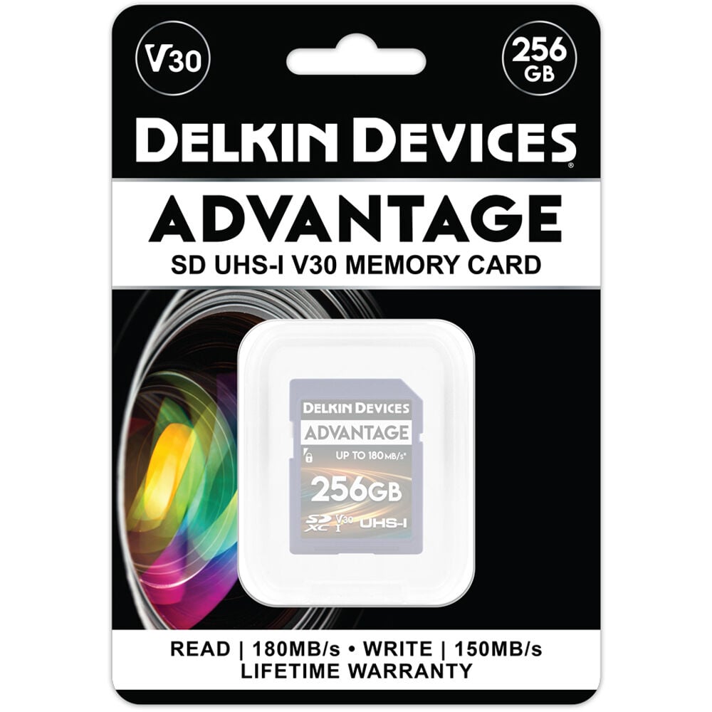 Capture every moment without delay using this 256GB Delkin memory card, designed for fast image and video transfers so you can stay focused on creating.