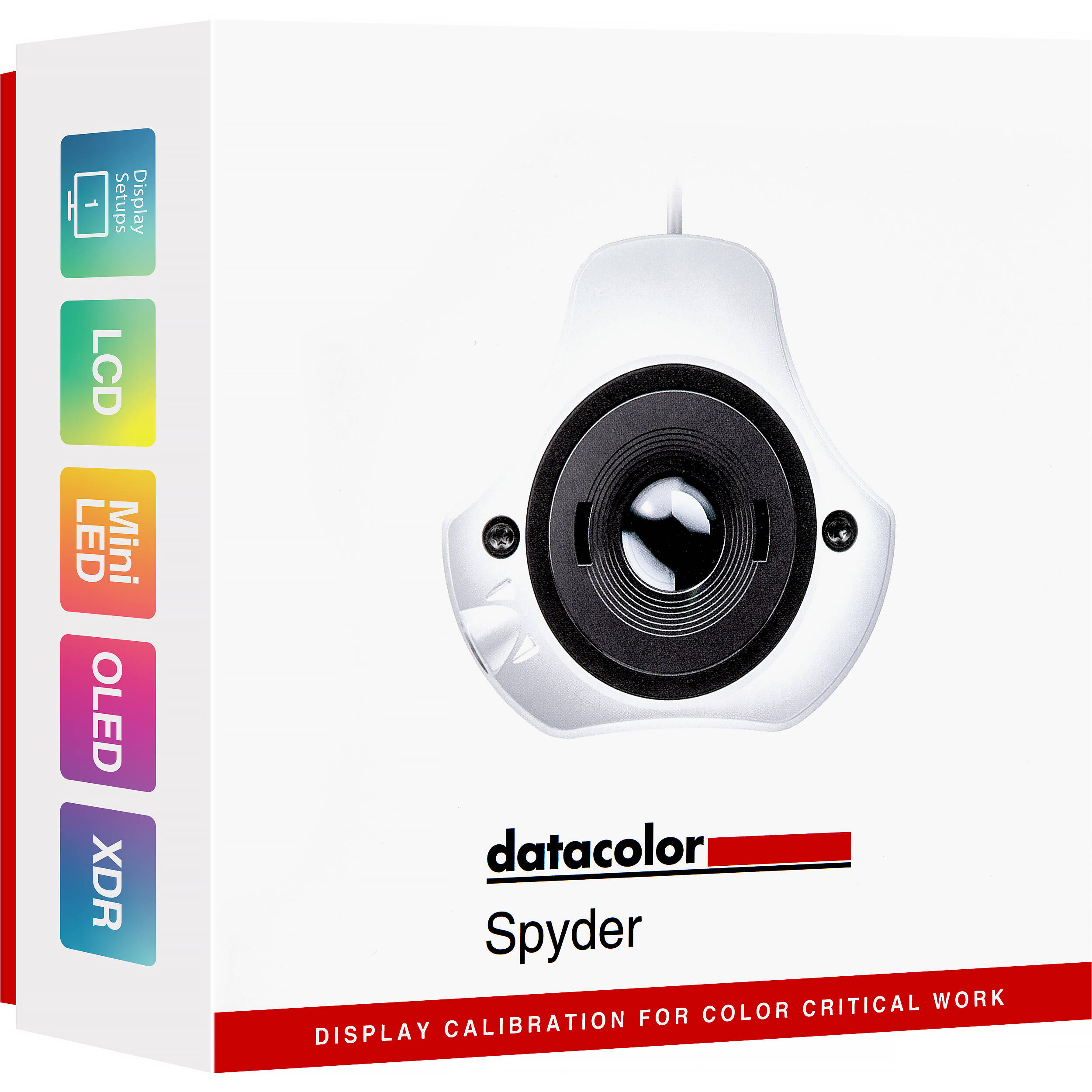 Datacolor Spyder – achieve accurate, consistent colours on your screen with this easy-to-use monitor calibration tool.