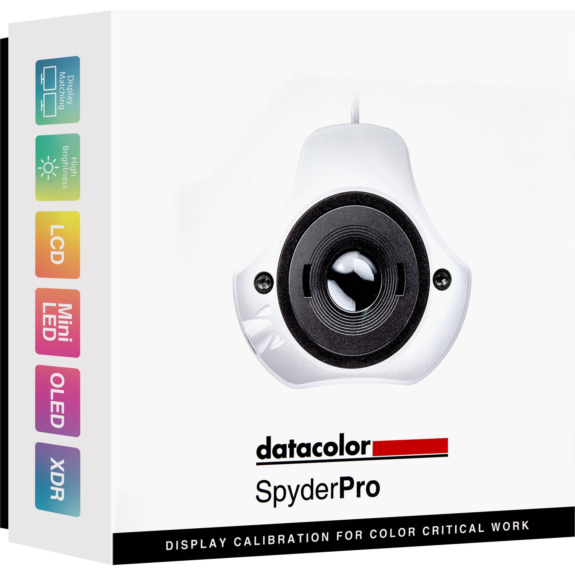 Datacolor SpyderPro calibrating a desktop monitor
