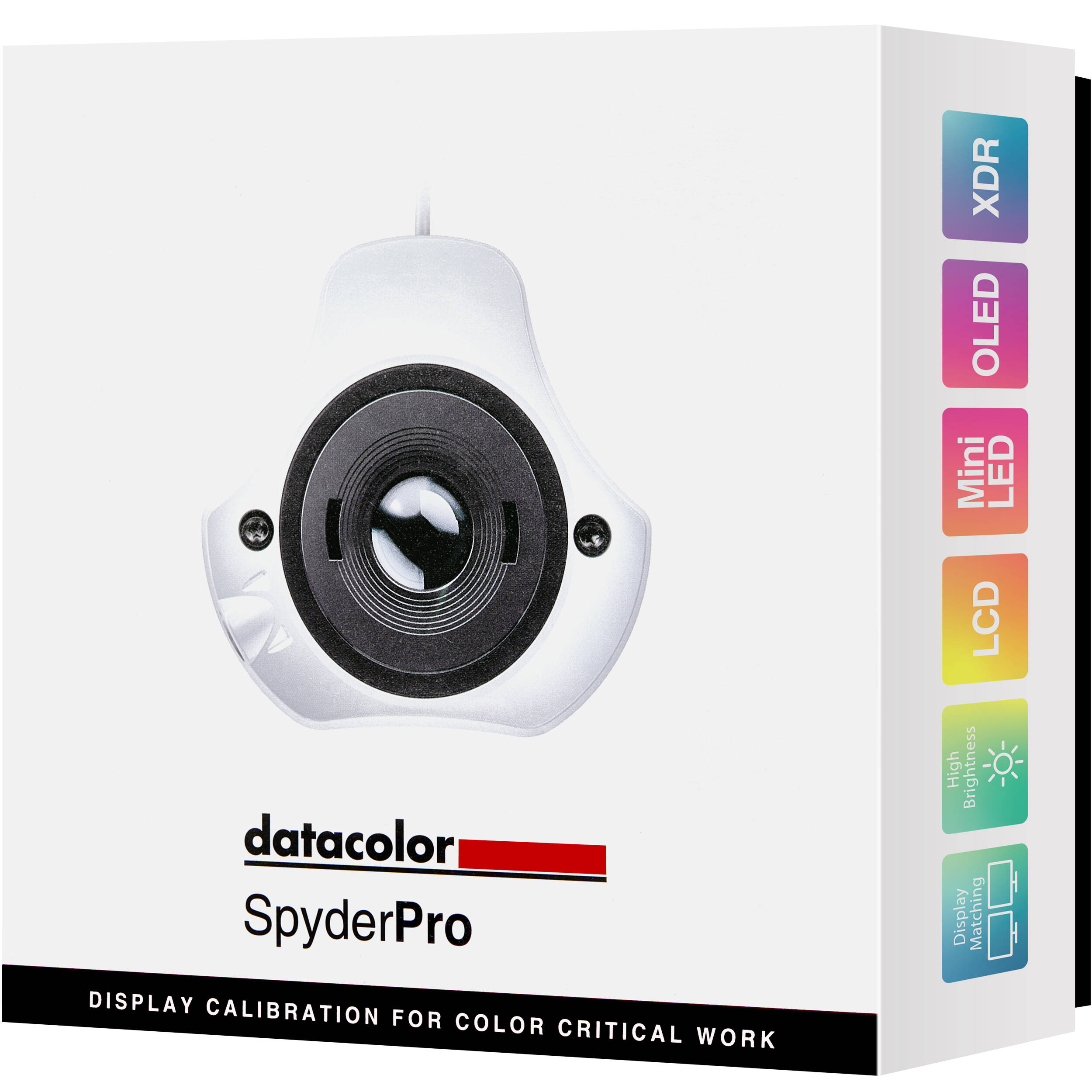 Datacolor SpyderPro calibrating a desktop monitor
