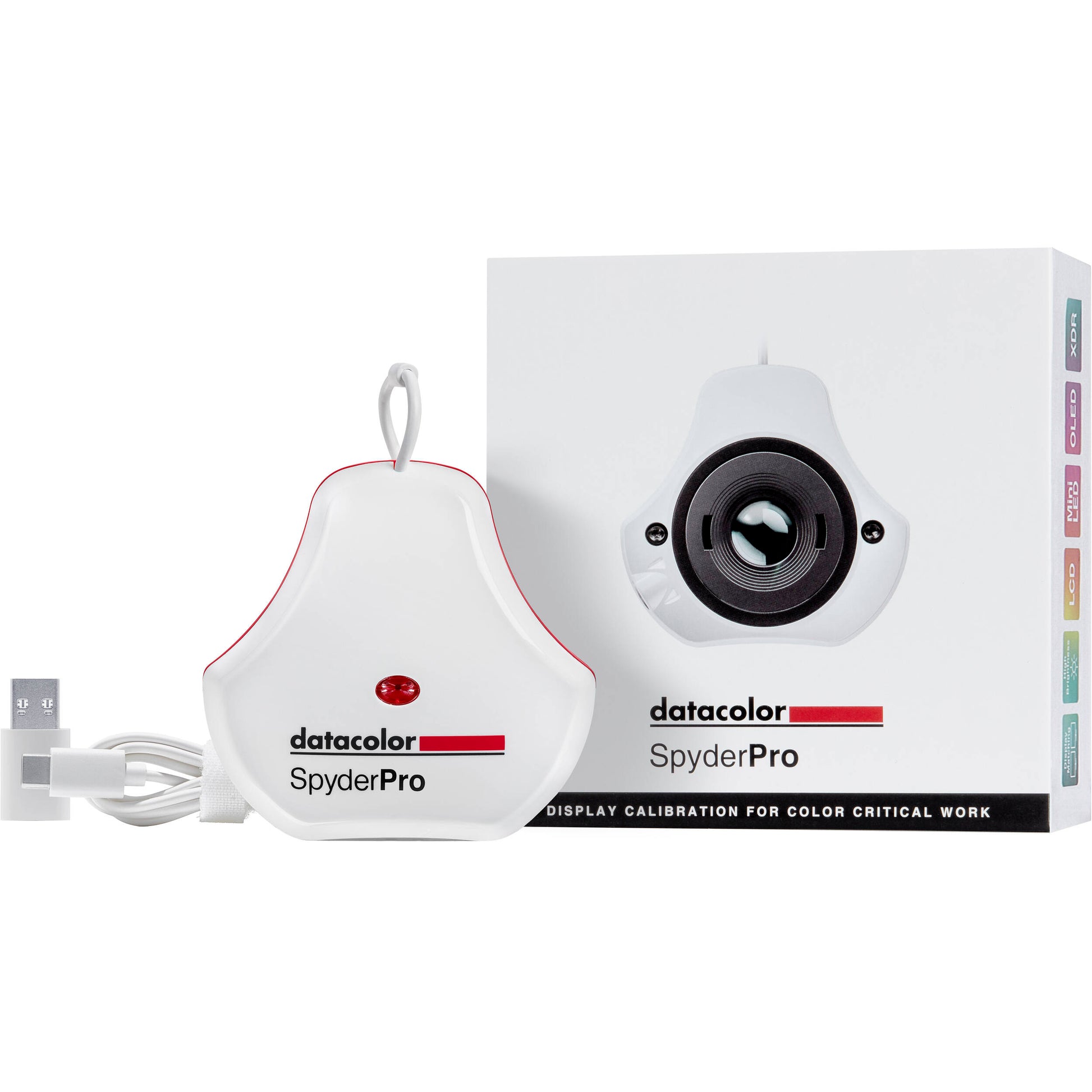 Datacolor SpyderPro calibrating a desktop monitor
