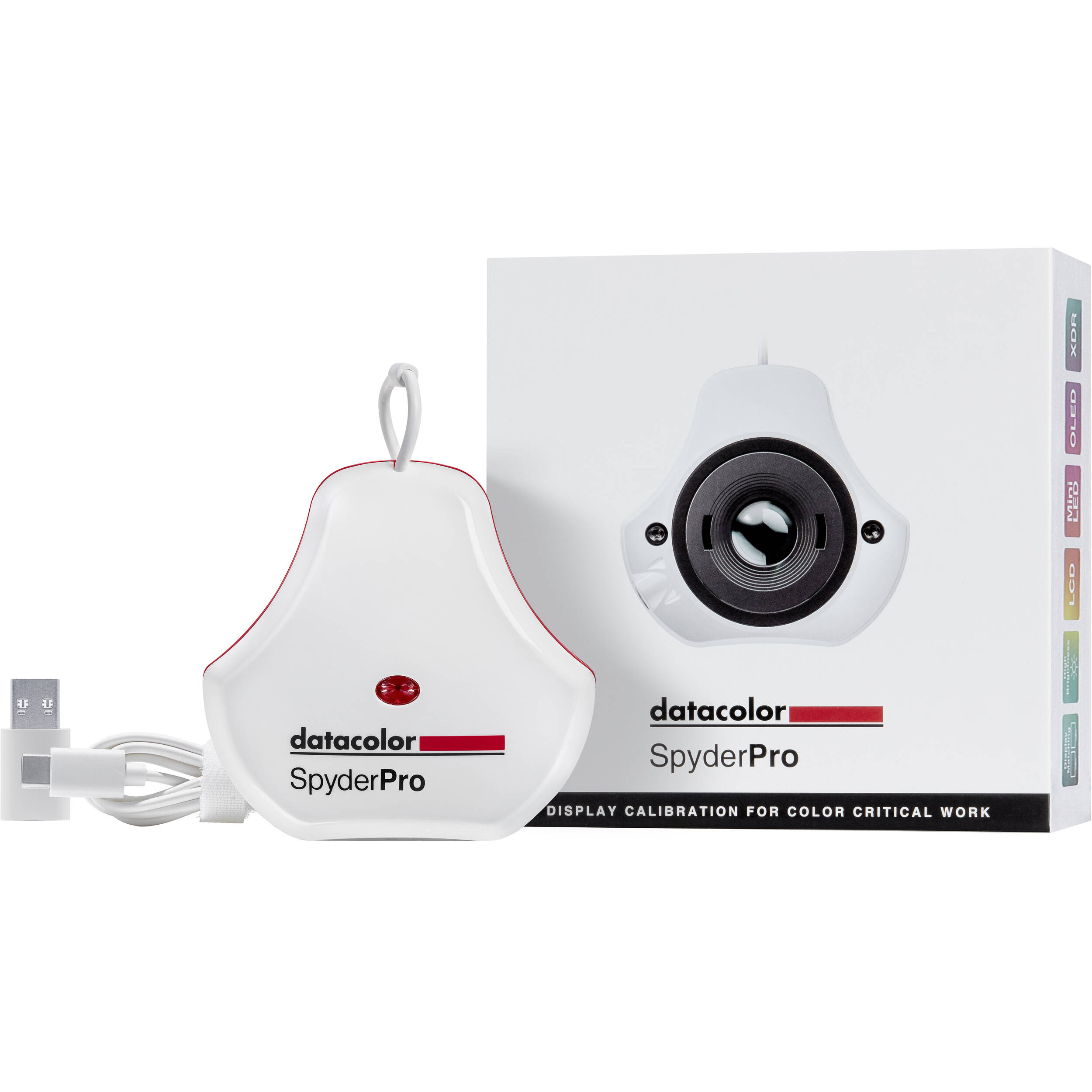 Datacolor SpyderPro calibrating a desktop monitor
