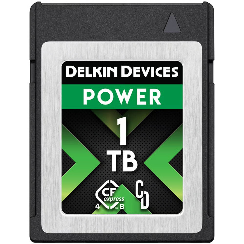 Delkin Devices POWER CFexpress Type B G4 Memory Card – ultra-fast, high-capacity storage designed for professional photographers and videographers capturing 4K/8K content.