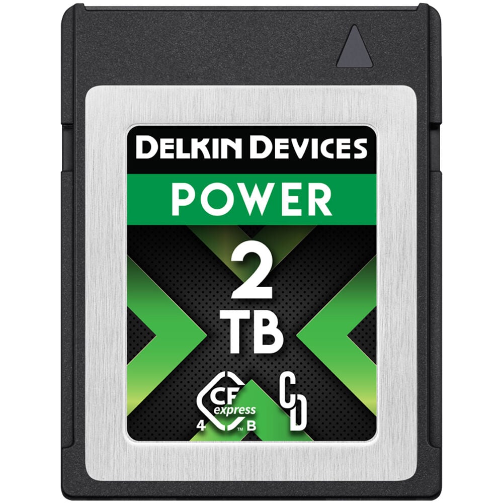 Delkin Devices POWER CFexpress Type B G4 Memory Card – ultra-fast, high-capacity storage designed for professional photographers and videographers capturing 4K/8K content.