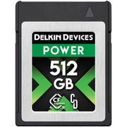 Delkin Devices POWER CFexpress Type B G4 Memory Card – ultra-fast, high-capacity storage designed for professional photographers and videographers capturing 4K/8K content.