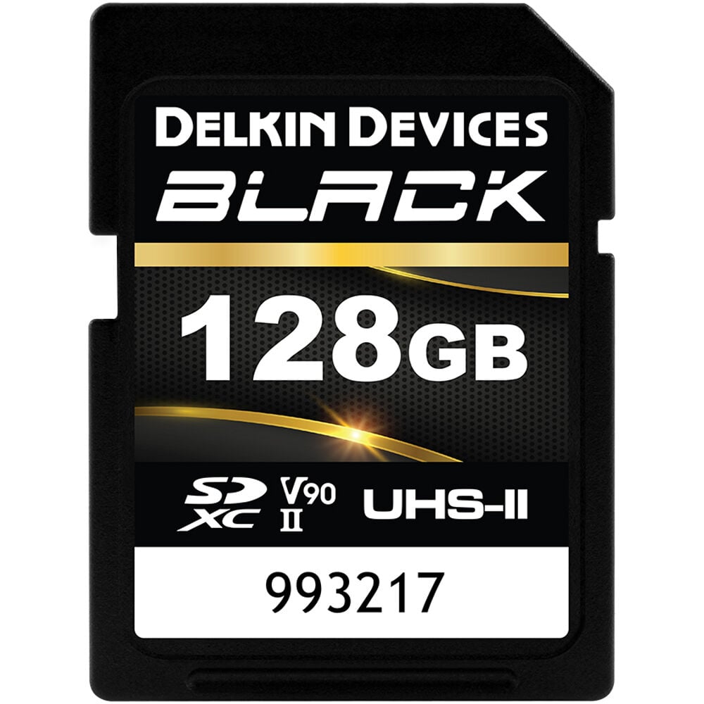 Videographers can safely store larger files on this 128GB memory card while maintaining an efficient working speed with a featured read speed of 300MB/s.