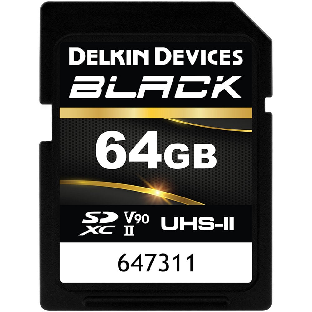 Achieve a more productive working style with this 64GB SD card, it is ideal for 8K videos and rapid burst photography with a max read speed of 290MB/s.