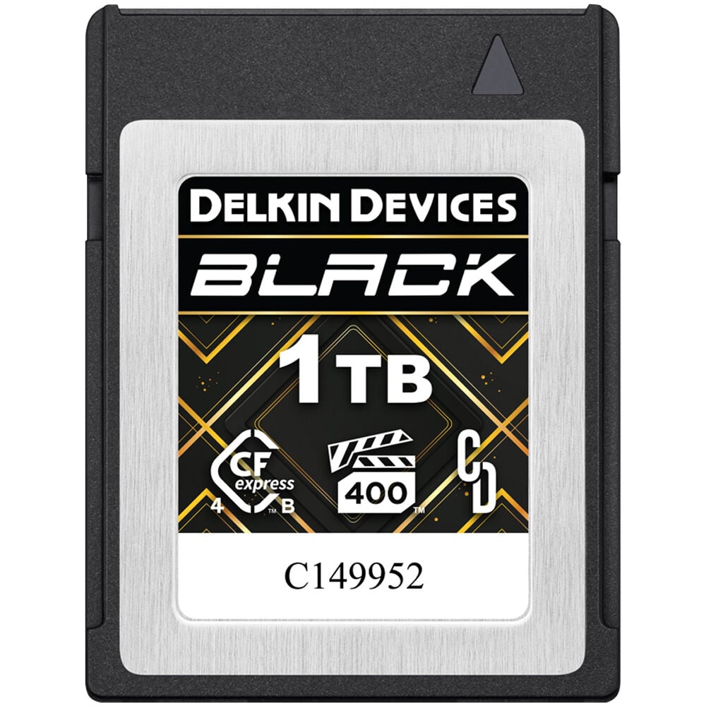 Extensively tested for top camera systems, the Delkin BLACK CFexpress 1TB Memory Card guarantees broad compatibility and stable performance.