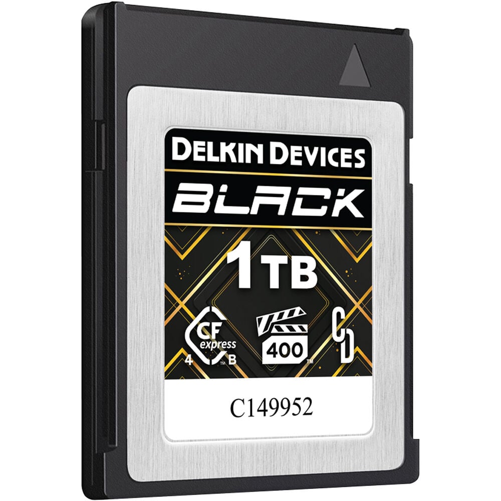 Extensively tested for top camera systems, the Delkin BLACK CFexpress 1TB Memory Card guarantees broad compatibility and stable performance.