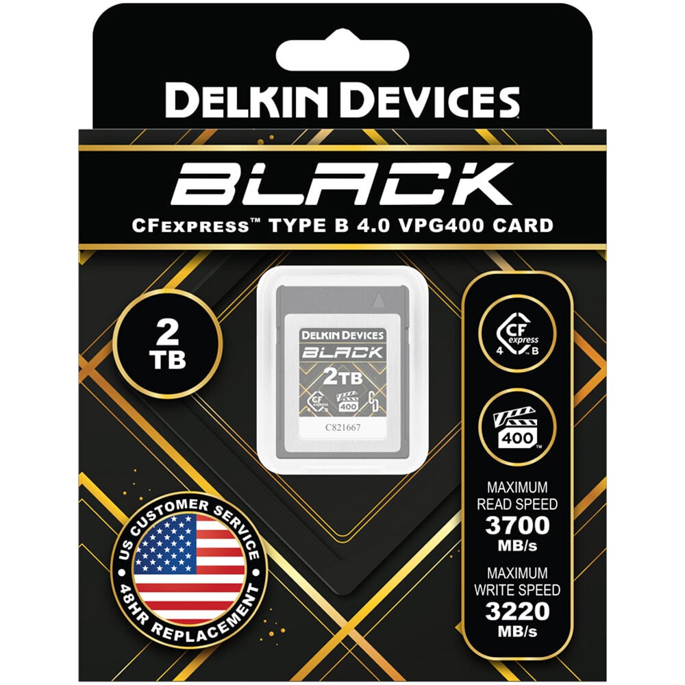 Leverage the power of Delkin Devices BLACK CFexpress Card for faster transfers, smoother edits, and reduced buffer times in high-performance environments.