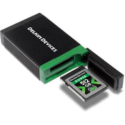 Delkin Devices USB 4.0 CFexpress Type B Memory Card Reader – high-speed reader for fast and reliable transfers from CFexpress Type B cards to computers.