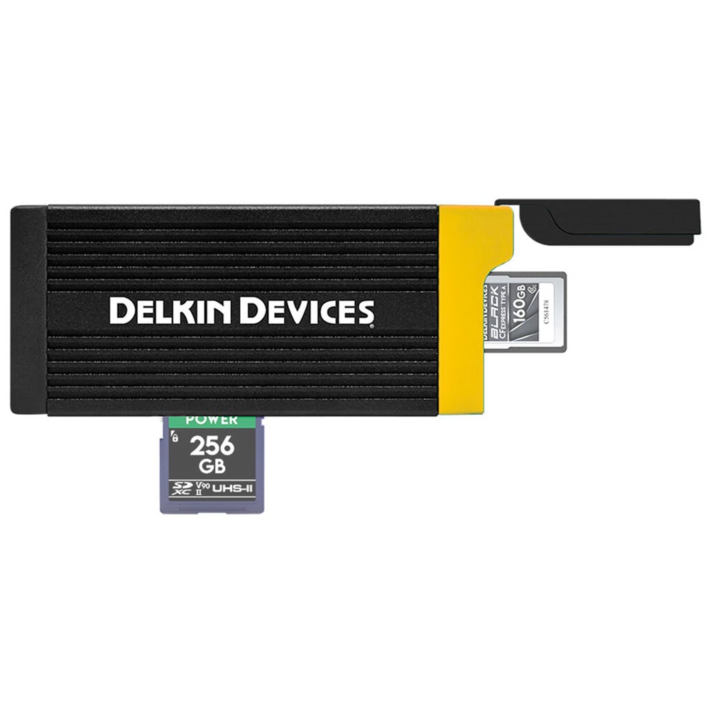 Offload large files, high-res raw images, as well as 8K, 4K, Full HD, and 3D videos with this high-performance card reader for professional content creators.