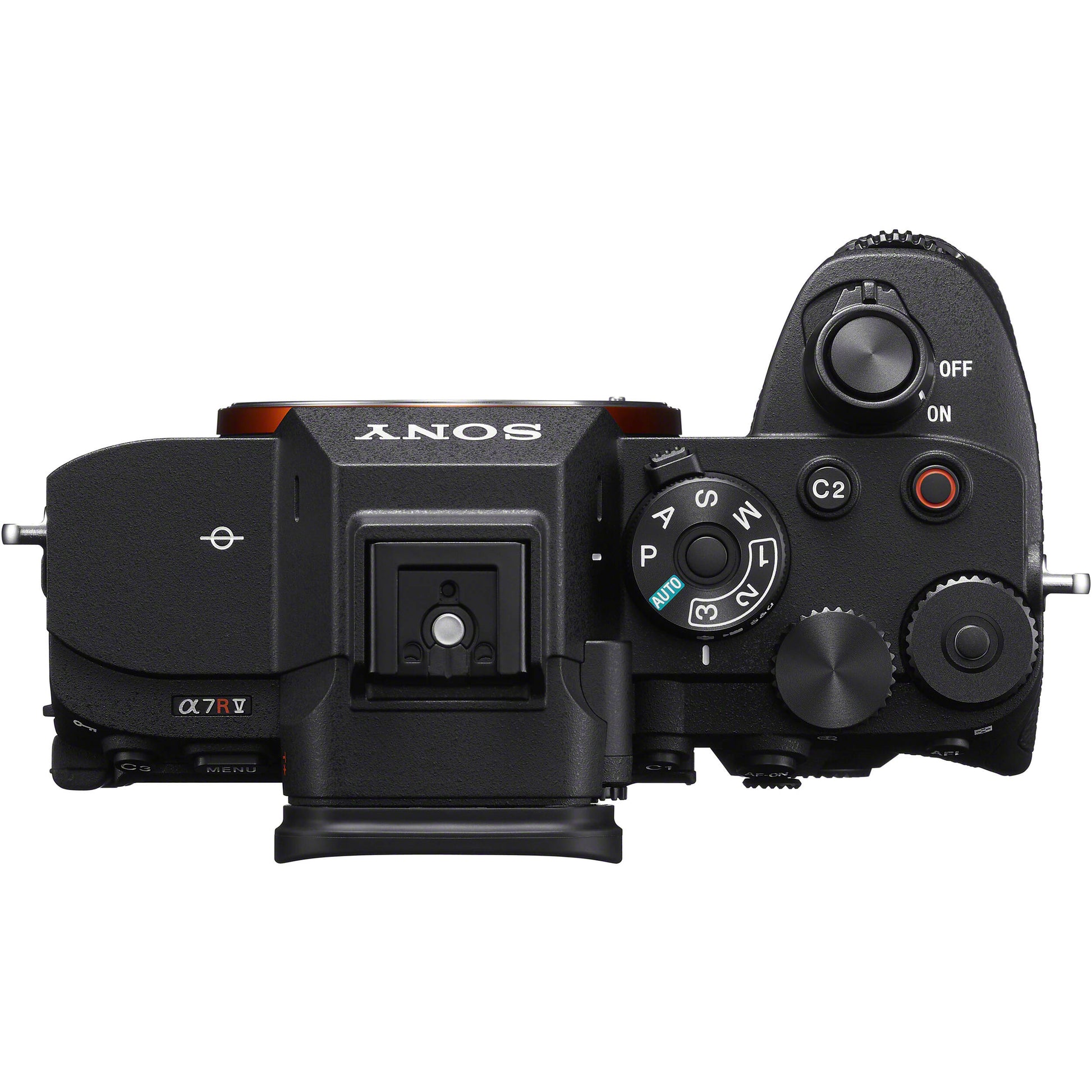 Sony Alpha A7R V mirrorless digital camera with 61MP full-frame sensor and 8K video recording