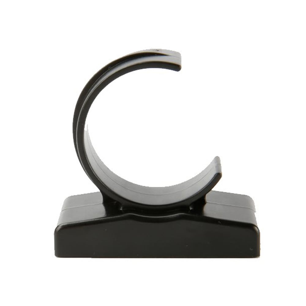 Luxceo Magnetic Clamp securely holding a tube light against a metal surface, showcasing durable ABS plastic bracket clips and magnetic hook for photography studio setups.
