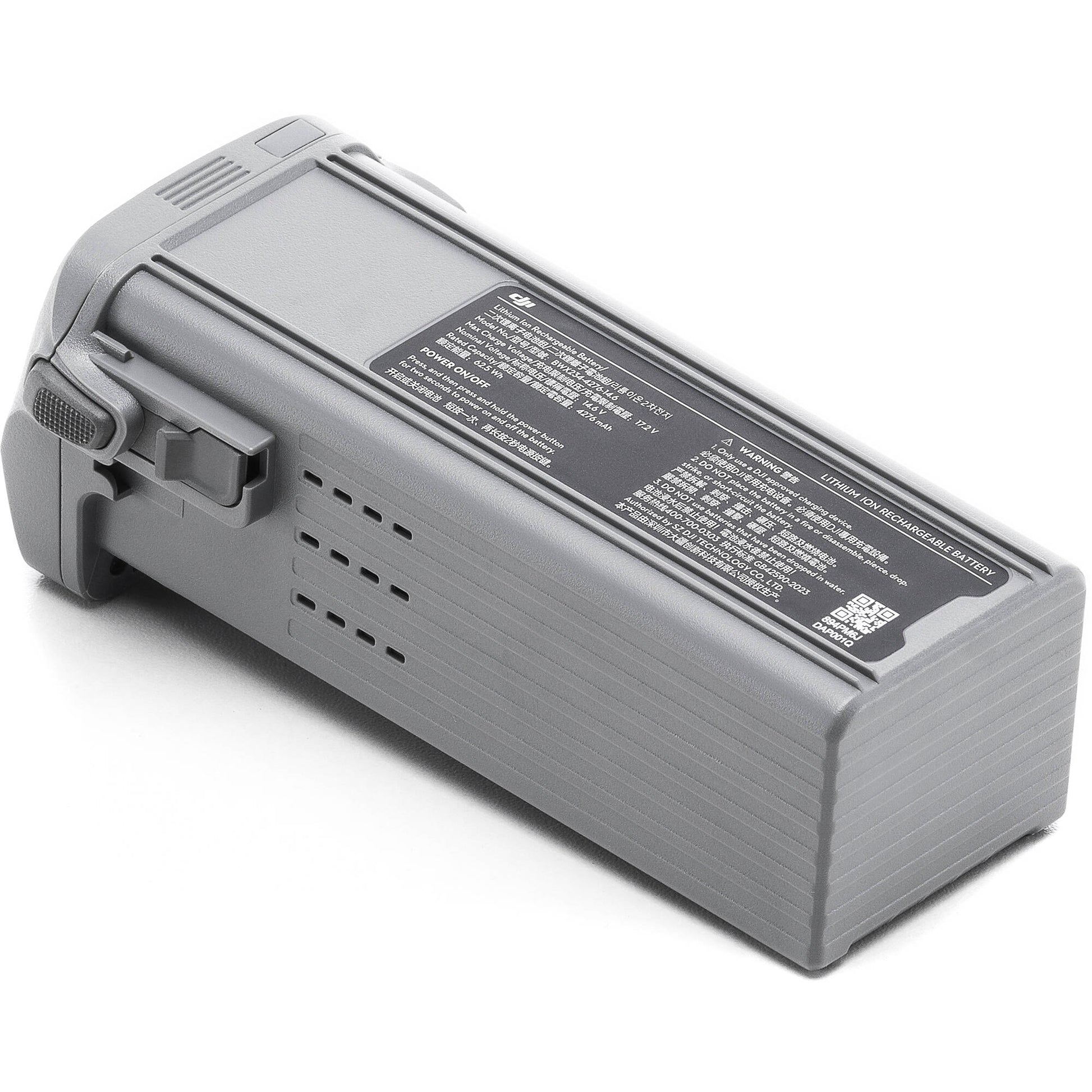 DJI Air 3S intelligent flight battery, 4276mAh Li-ion 4S, provides up to 45 minutes flight time and supports Off-State QuickTransfer