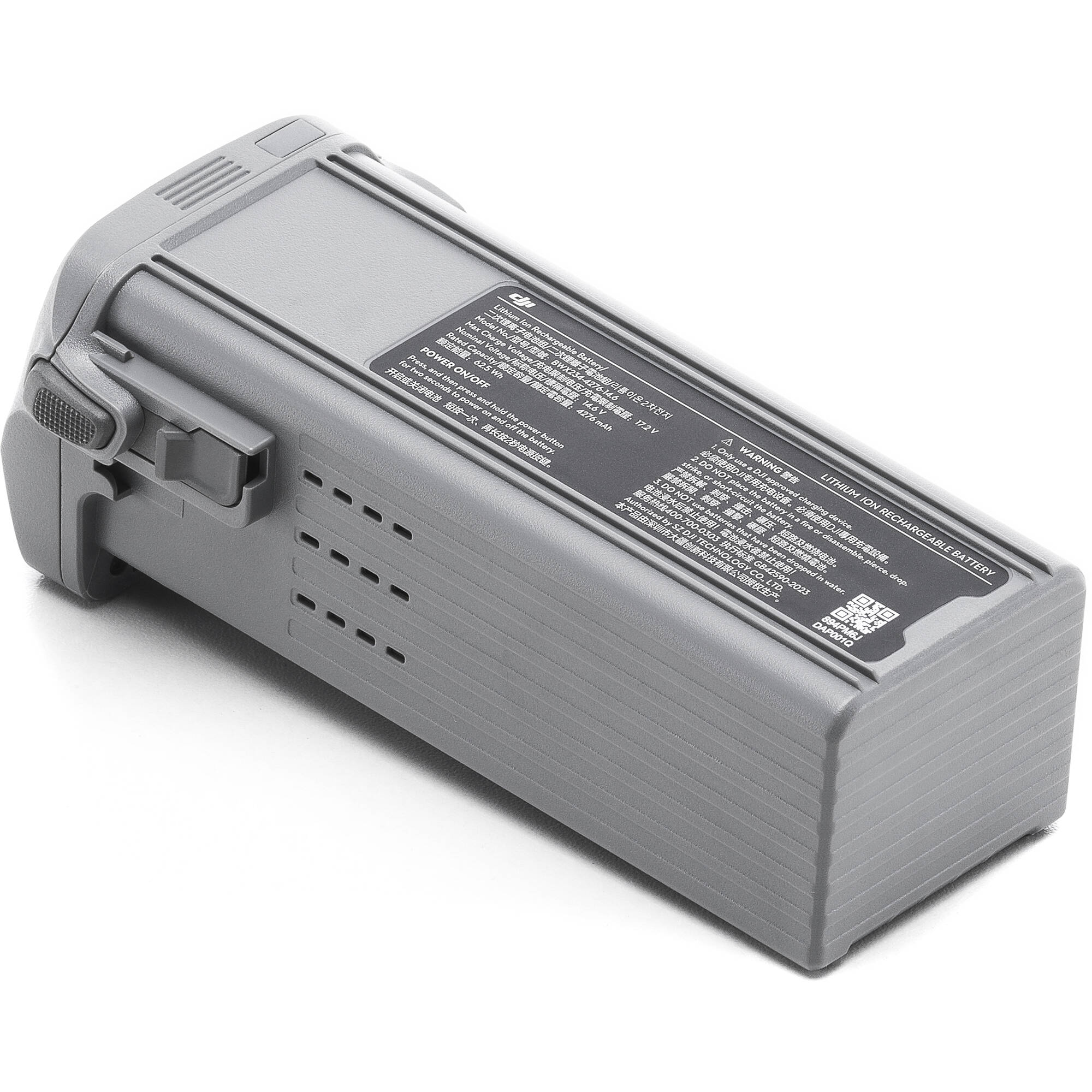 DJI Air 3S intelligent flight battery, 4276mAh Li-ion 4S, provides up to 45 minutes flight time and supports Off-State QuickTransfer