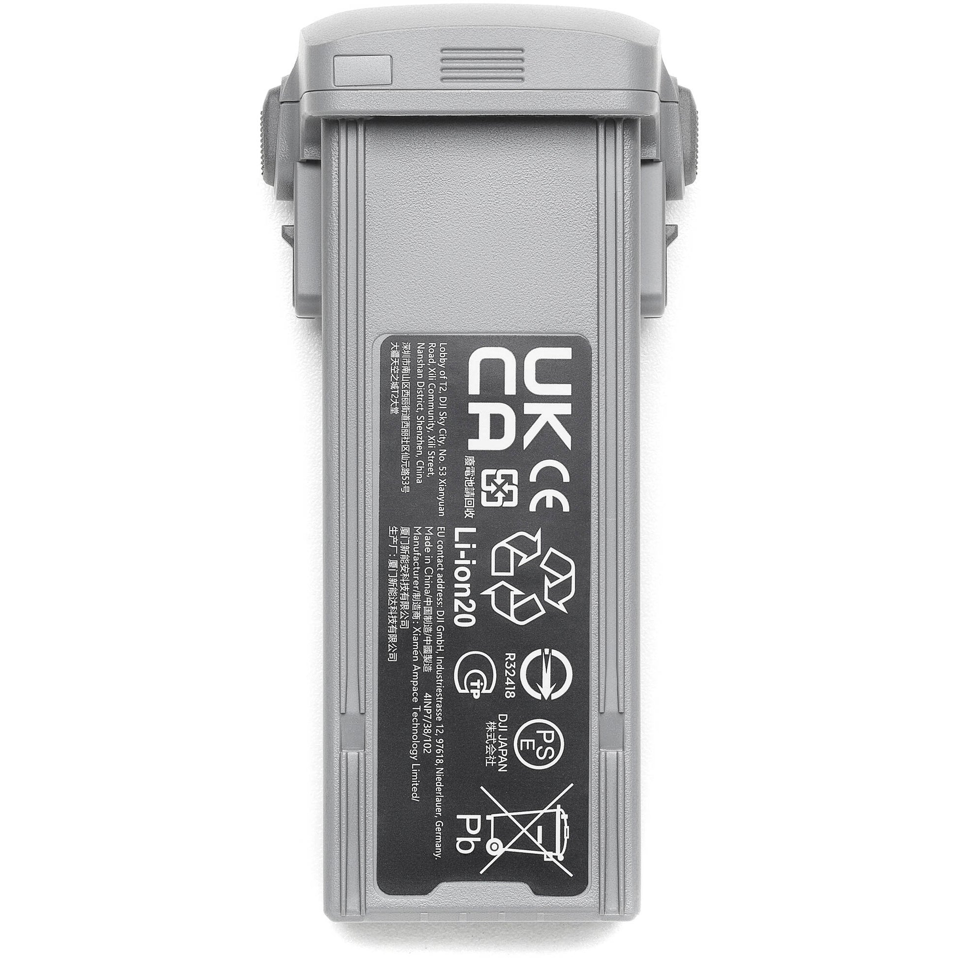 DJI Air 3S intelligent flight battery, 4276mAh Li-ion 4S, provides up to 45 minutes flight time and supports Off-State QuickTransfer