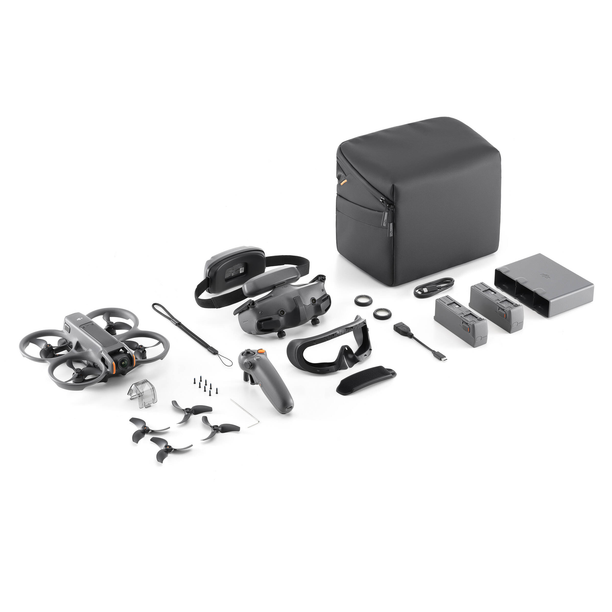DJI Avata 2 FPV drone fly more combo with 12MP camera, 4K/60fps video, 23 min flight time, and DJI O4 HD transmission