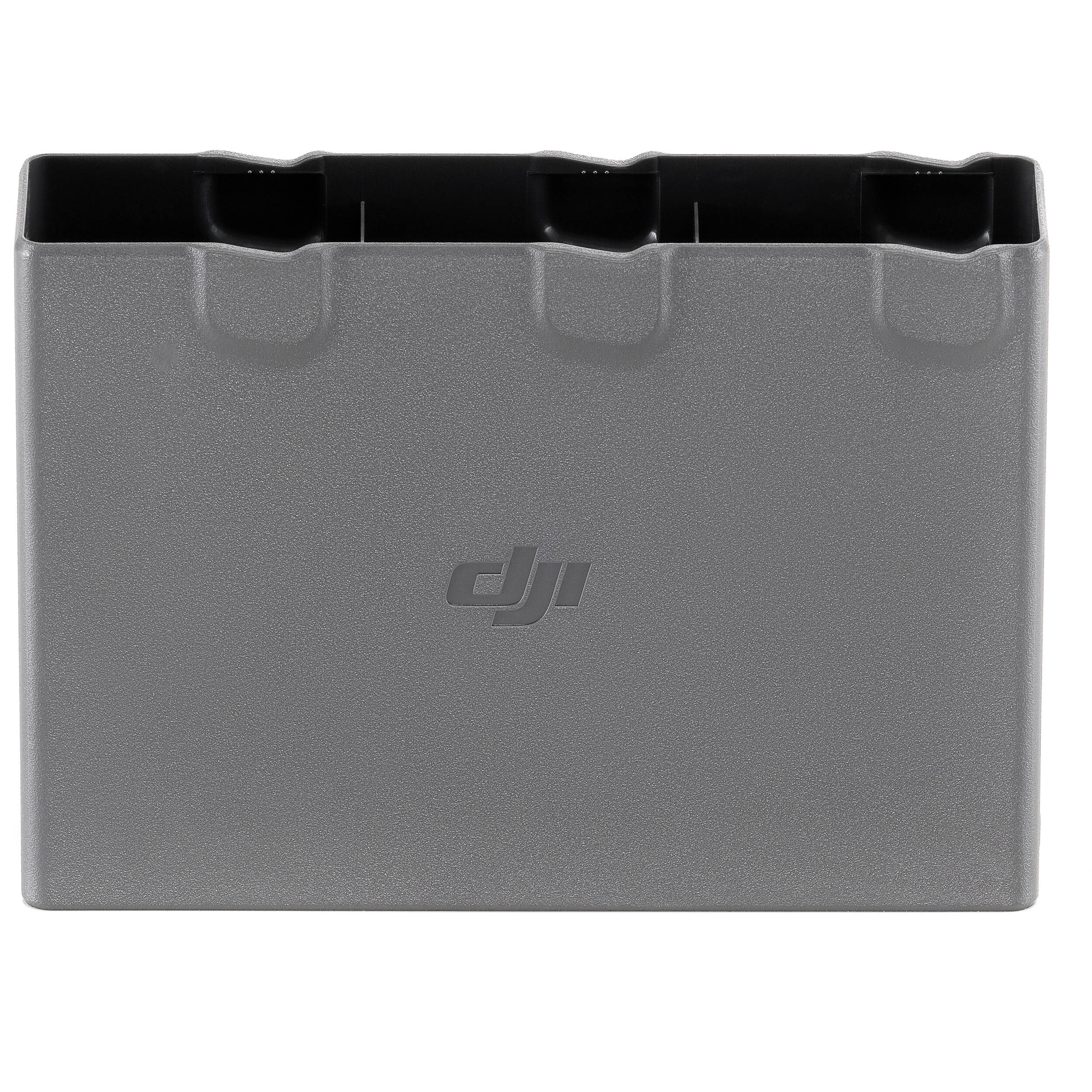 A black DJI Avata 2 Two-Way Charging Hub is shown with a USB-C cable attached.