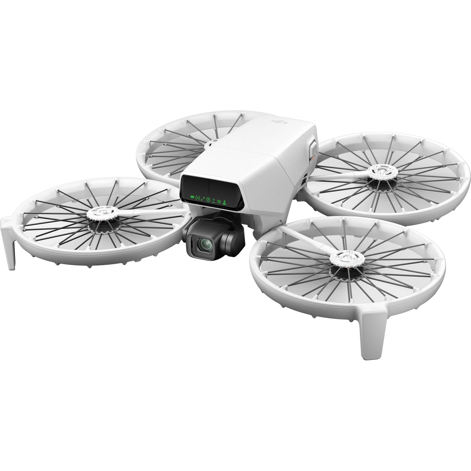 A black DJI RC-N3 drone remote controller is displayed, featuring two joysticks and a retractable smartphone mount on top.