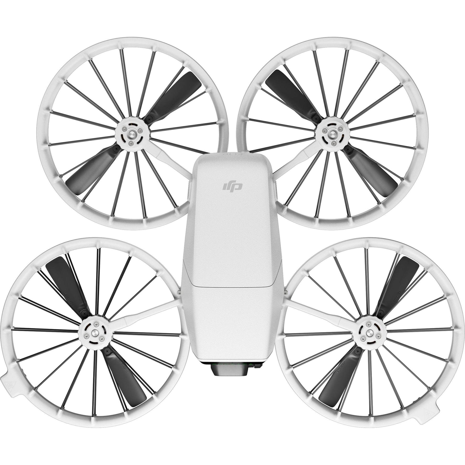 A black DJI RC-N3 drone remote controller is displayed, featuring two joysticks and a retractable smartphone mount on top.