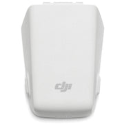 A black DJI Intelligent Flight Battery is shown, featuring a power button and four LED indicators.