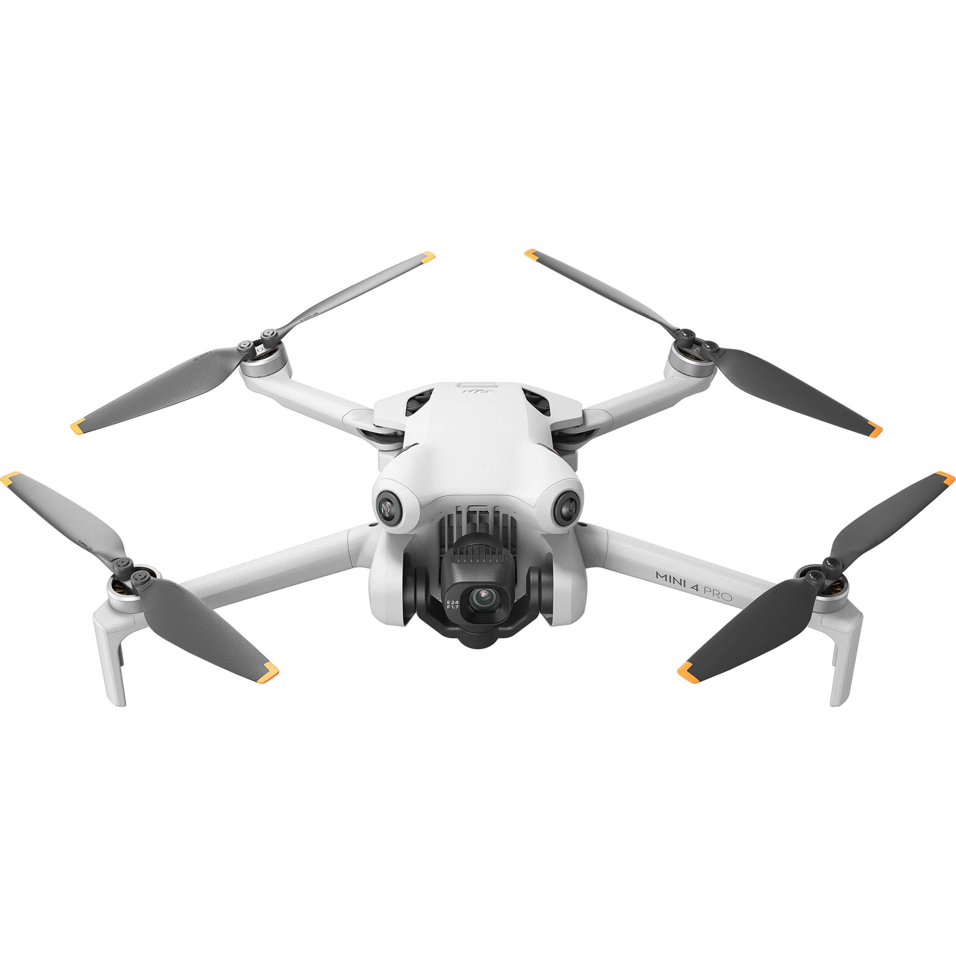 DJI Mini 4 Pro Fly More Combo drone with RC2 controller, featuring a lightweight design under 249g, 4K/60fps HDR video capability, omnidirectional obstacle sensing, and advanced tracking features