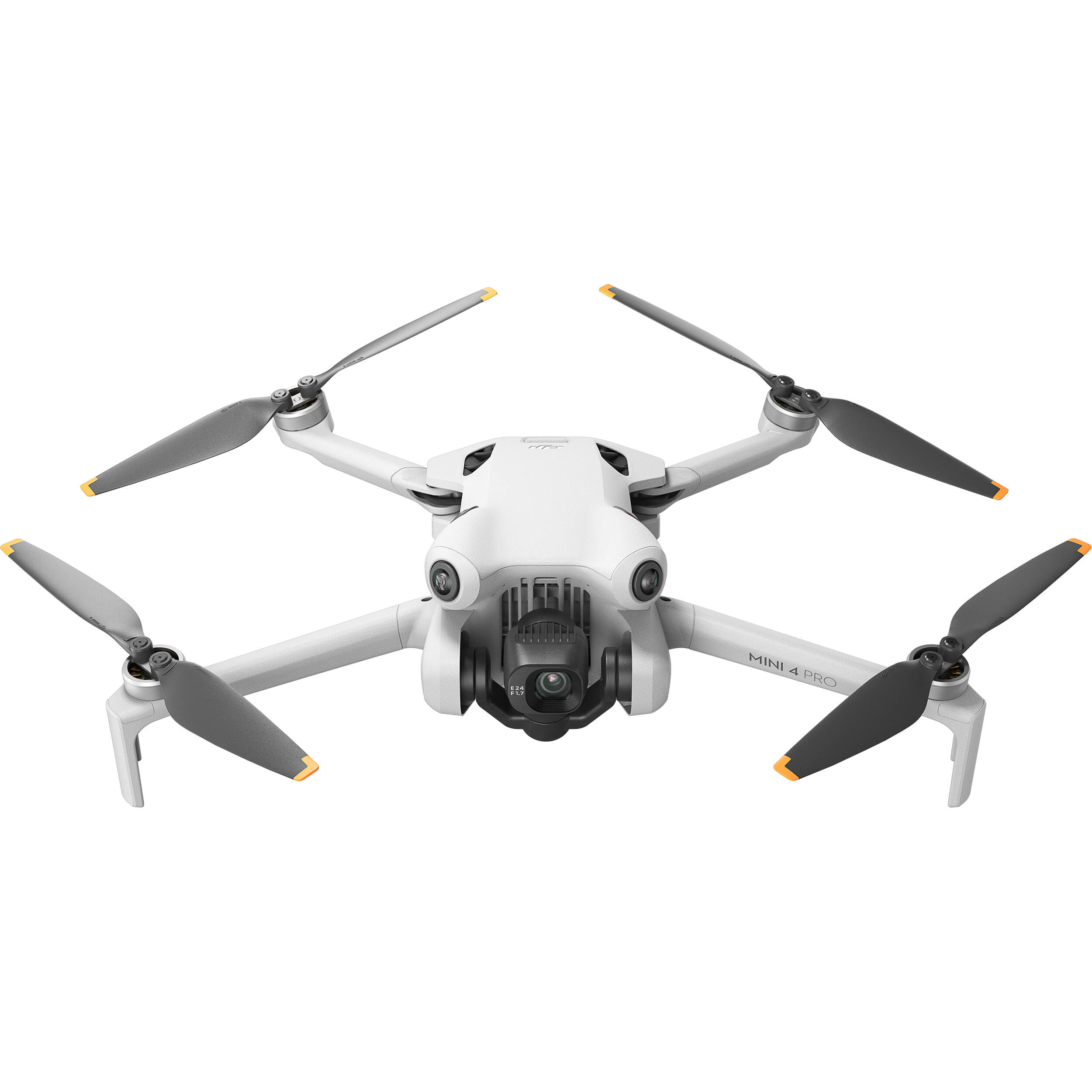 DJI Mini 4 Pro Fly More Combo drone with RC2 controller, featuring a lightweight design under 249g, 4K/60fps HDR video capability, omnidirectional obstacle sensing, and advanced tracking features