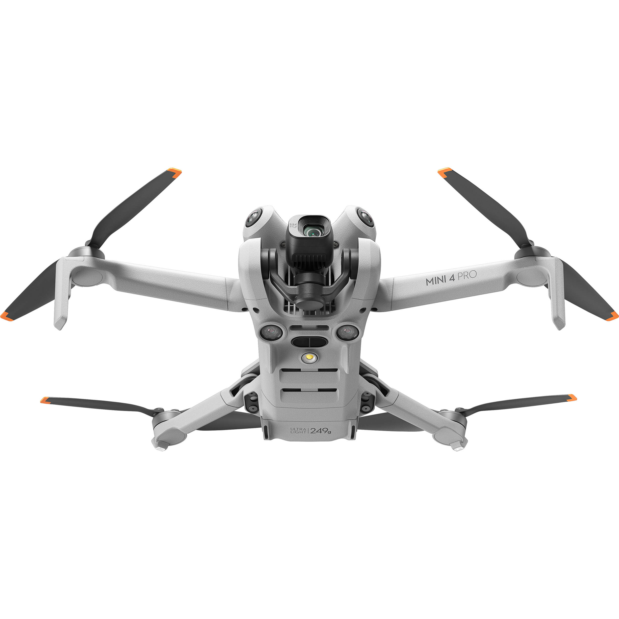 DJI Mini 4 Pro Fly More Combo drone with RC2 controller, featuring a lightweight design under 249g, 4K/60fps HDR video capability, omnidirectional obstacle sensing, and advanced tracking features
