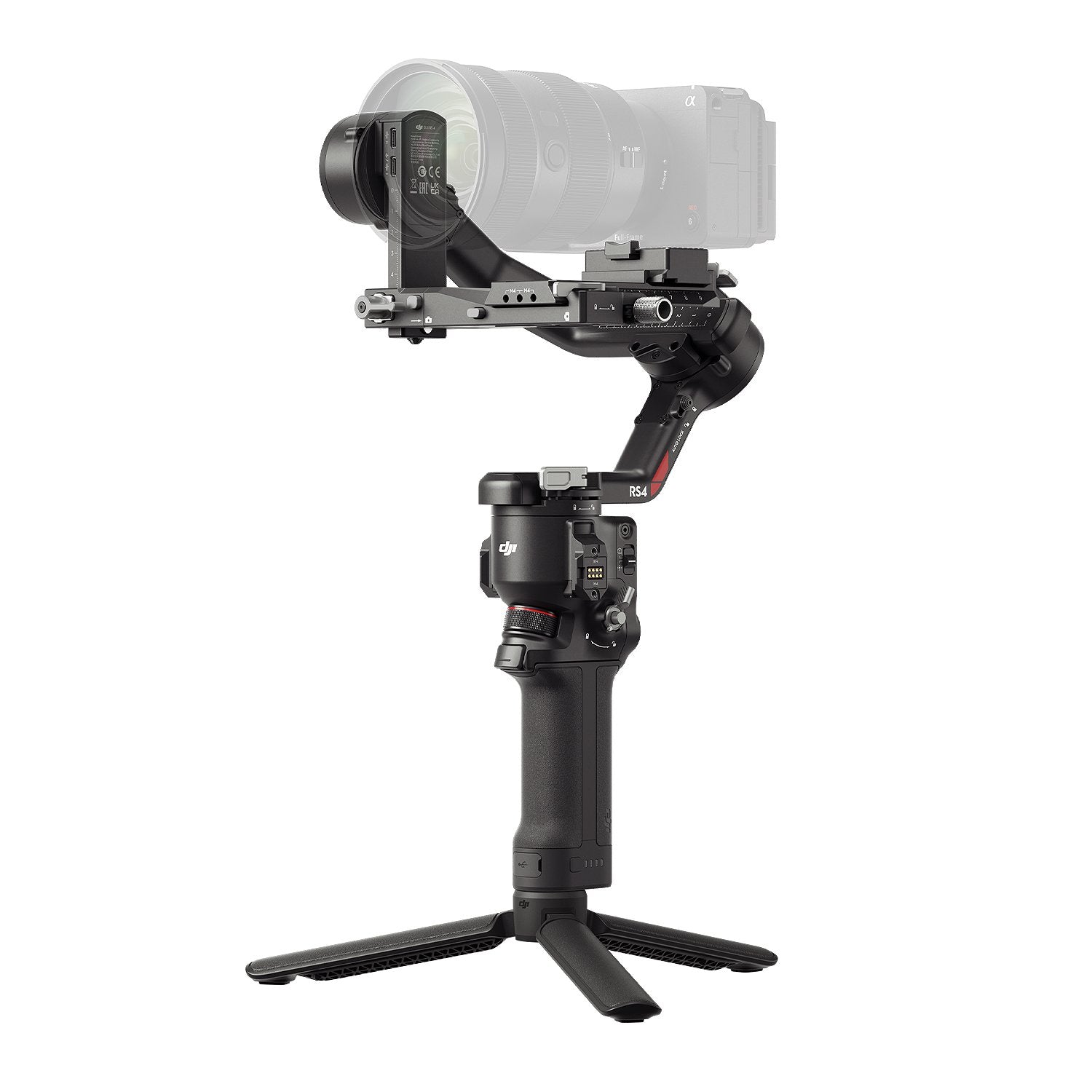Upgraded lightweight DJI gimbal stabiliser that offers professional stabilisation for vertical video content creation.