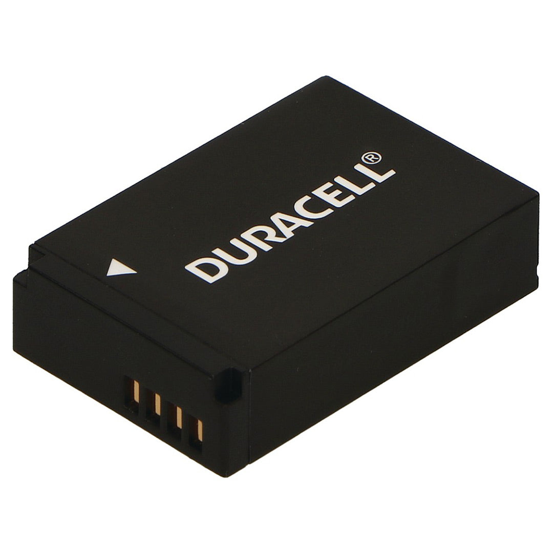 Duracell battery on a white background