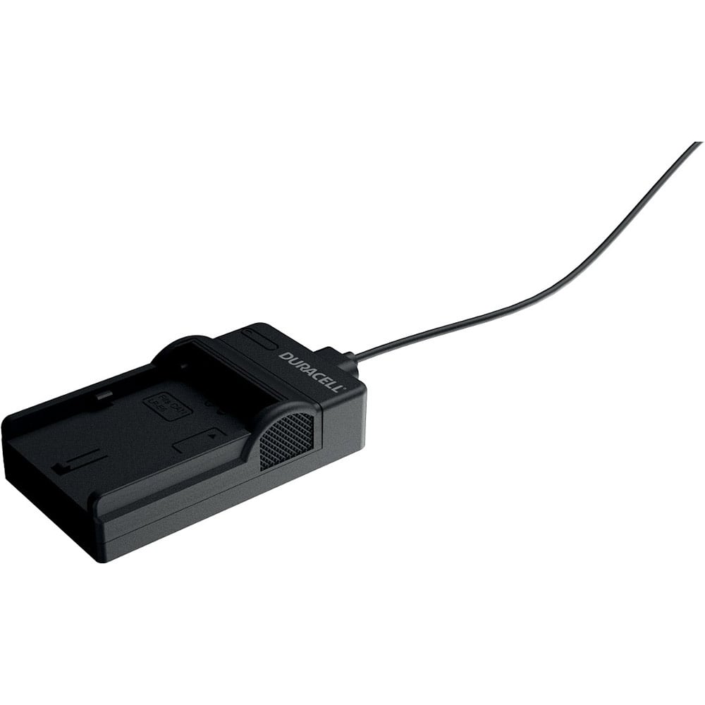Duracell Battery Charger for Canon LP-E6 – a reliable third-party charger designed to safely and efficiently power up your Canon camera batteries.