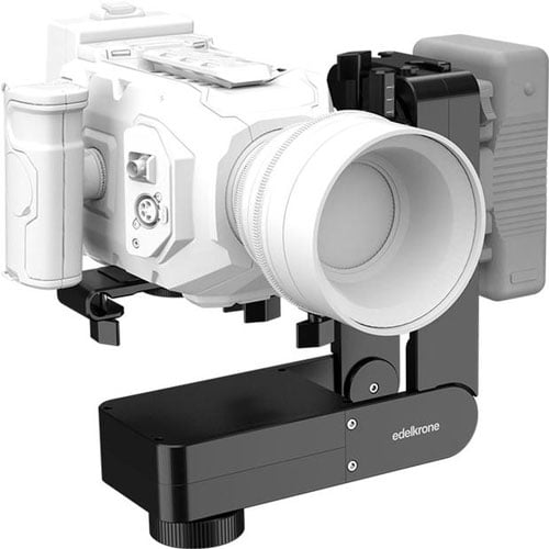 Edelkrone HeadPLUS Pro motorized pan and tilt head for professional video production.