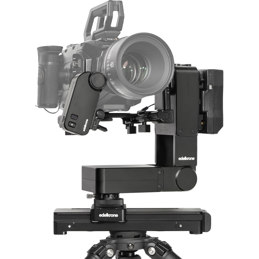 Edelkrone HeadPLUS PRO v2 motorized pan and tilt head for heavy-duty cinematic motion control.