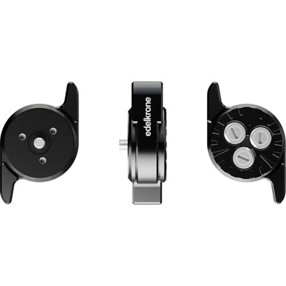 Edelkrone QuickRelease dual-lever release design that instantly mounts and releases your camera from your tripod with a single twist. Buy at Outdoorphoto. 